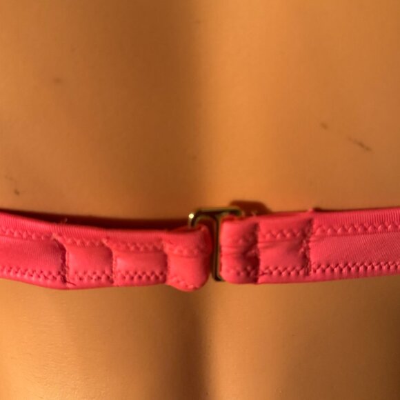 VS The Knockout Bikini Set Pink Neoprene, 34B Top & Medium Bottom ✨ - Picture 5 of 9